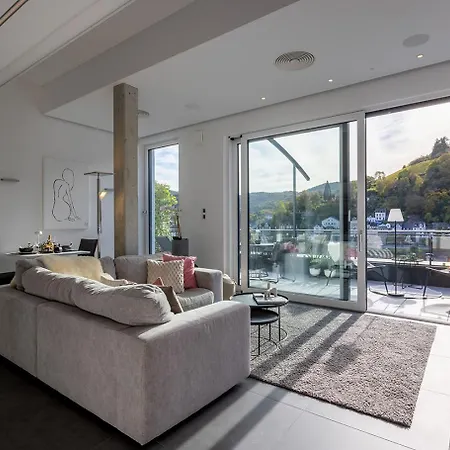 Neu Penthouse Moseltop Luxus Design Klima 2P Verbandsgemeinde Verbandsgemeinde Traben-Trarbach Buitenkant foto