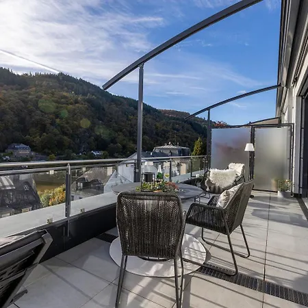 Neu Penthouse Moseltop Luxus Design Klima 2P Verbandsgemeinde Verbandsgemeinde Traben-Trarbach Buitenkant foto