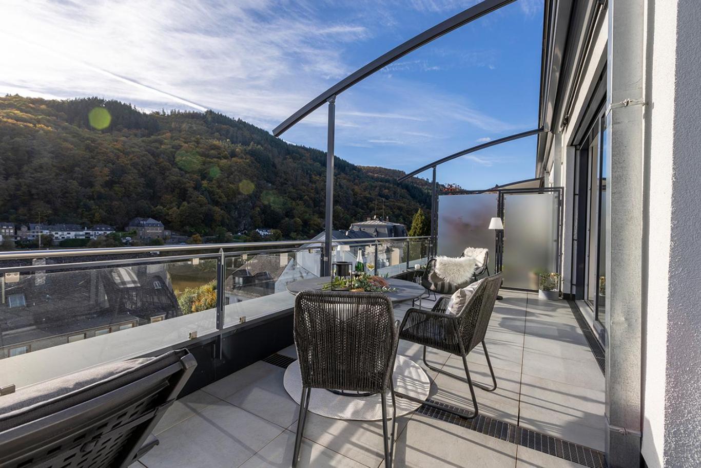Apartment Neu Penthouse Moseltop Luxus Design Klima 2p Traben-Trarbach